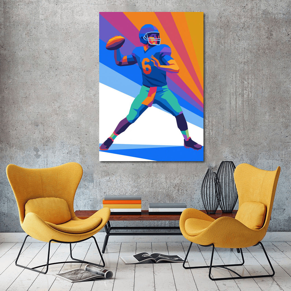 Baseball Dynamics: The Energy of Sports on Canvas