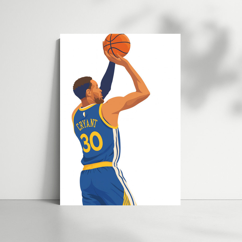 Basketball Energy: Sports Passion on Canvas