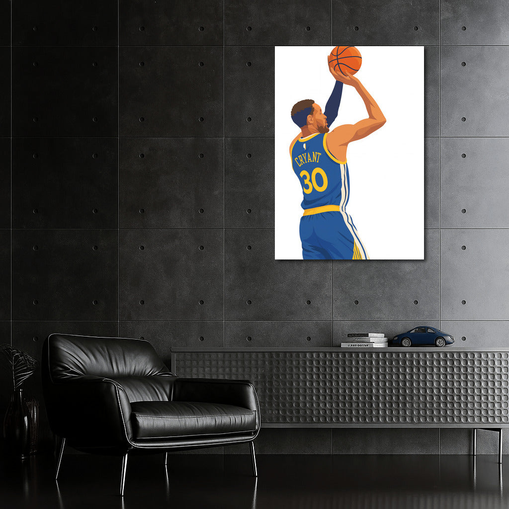 Basketball Energy: Sports Passion on Canvas