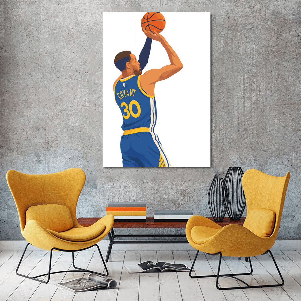 Basketball Energy: Sports Passion on Canvas