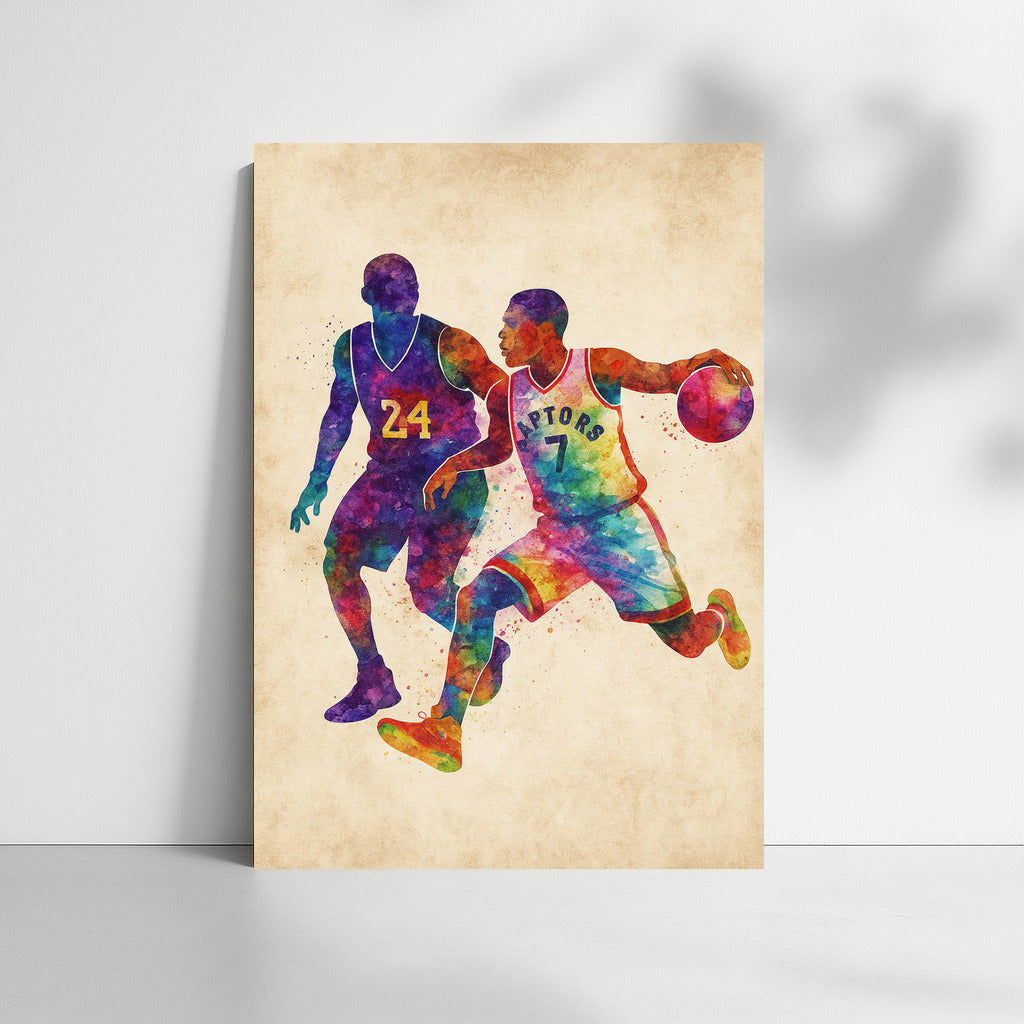 Basketball Energy: A Vibrant Explosion of Sport