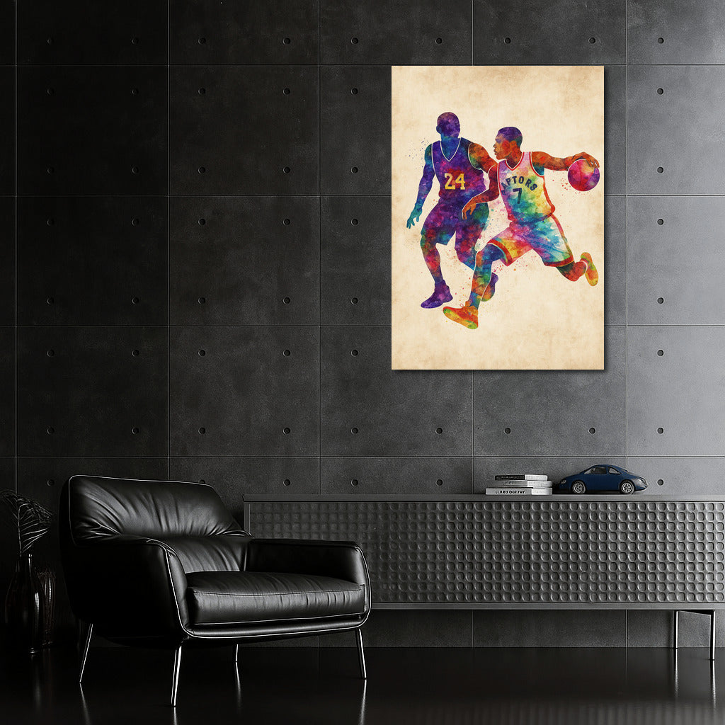 Basketball Energy: A Vibrant Explosion of Sport