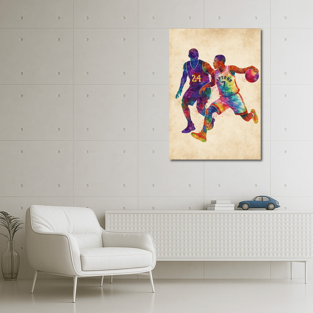 Basketball Energy: A Vibrant Explosion of Sport