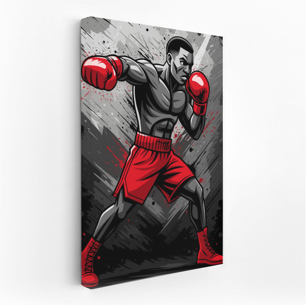 Power and Dynamics: Boxer in Motion