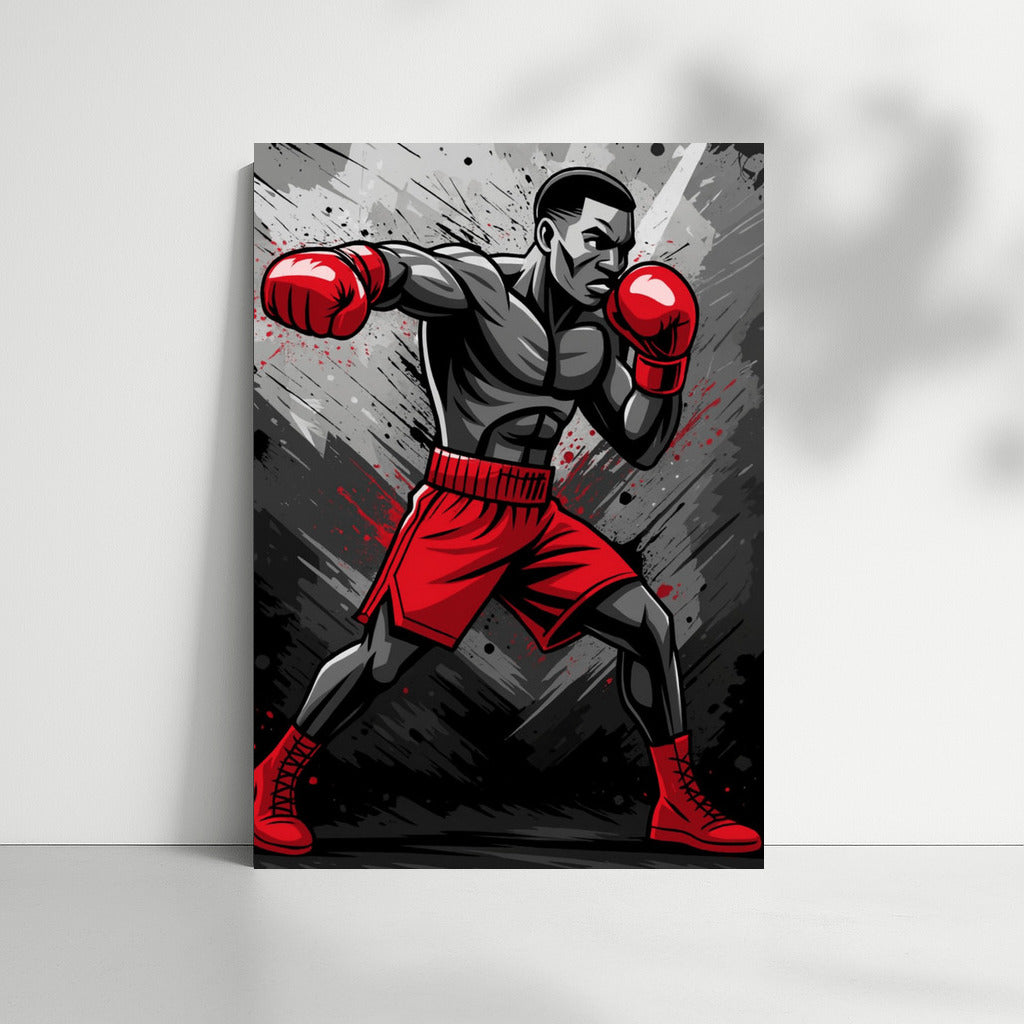 Power and Dynamics: Boxer in Motion