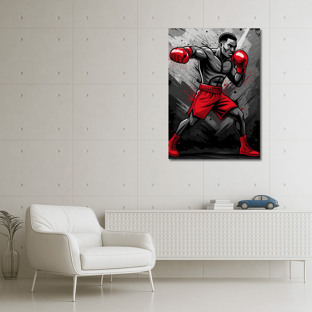 Power and Dynamics: Boxer in Motion