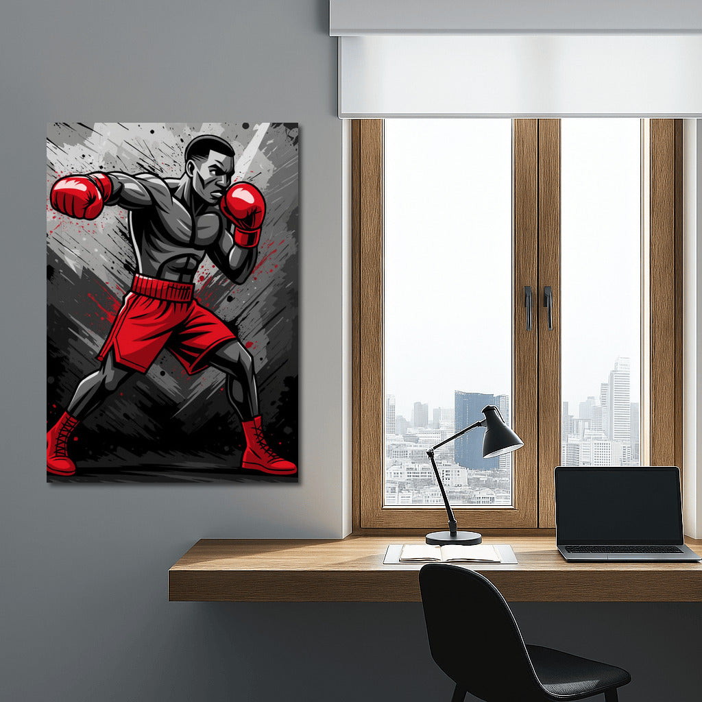 Power and Dynamics: Boxer in Motion