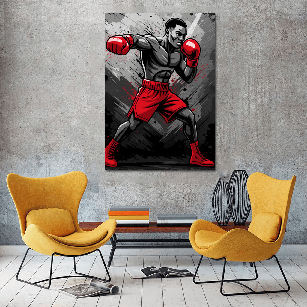 Power and Dynamics: Boxer in Motion