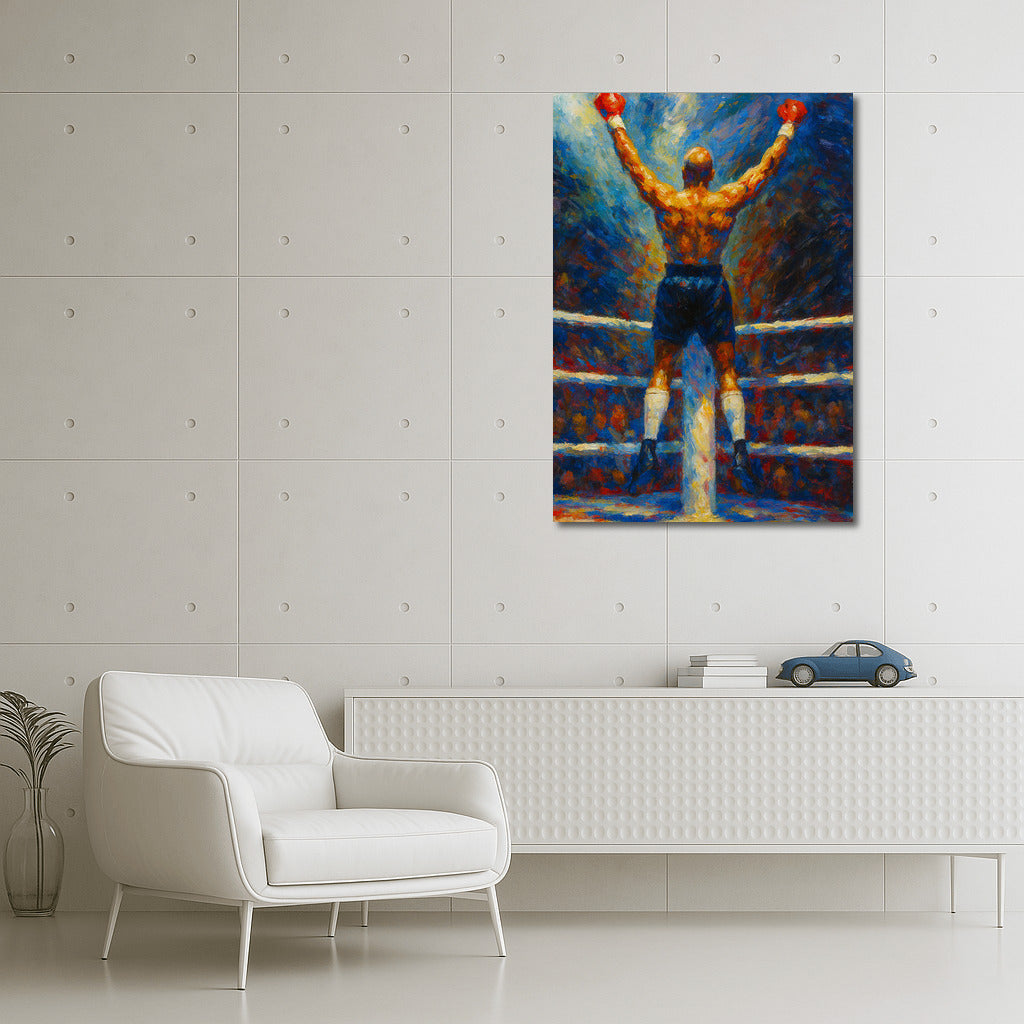 Boxing Triumph: Sports Energy at its Peak