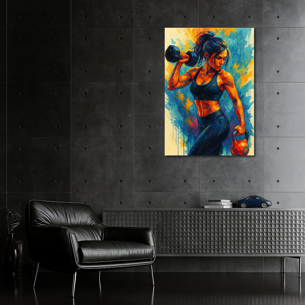 Energy of Sport: Inspiration for the Fitness Room