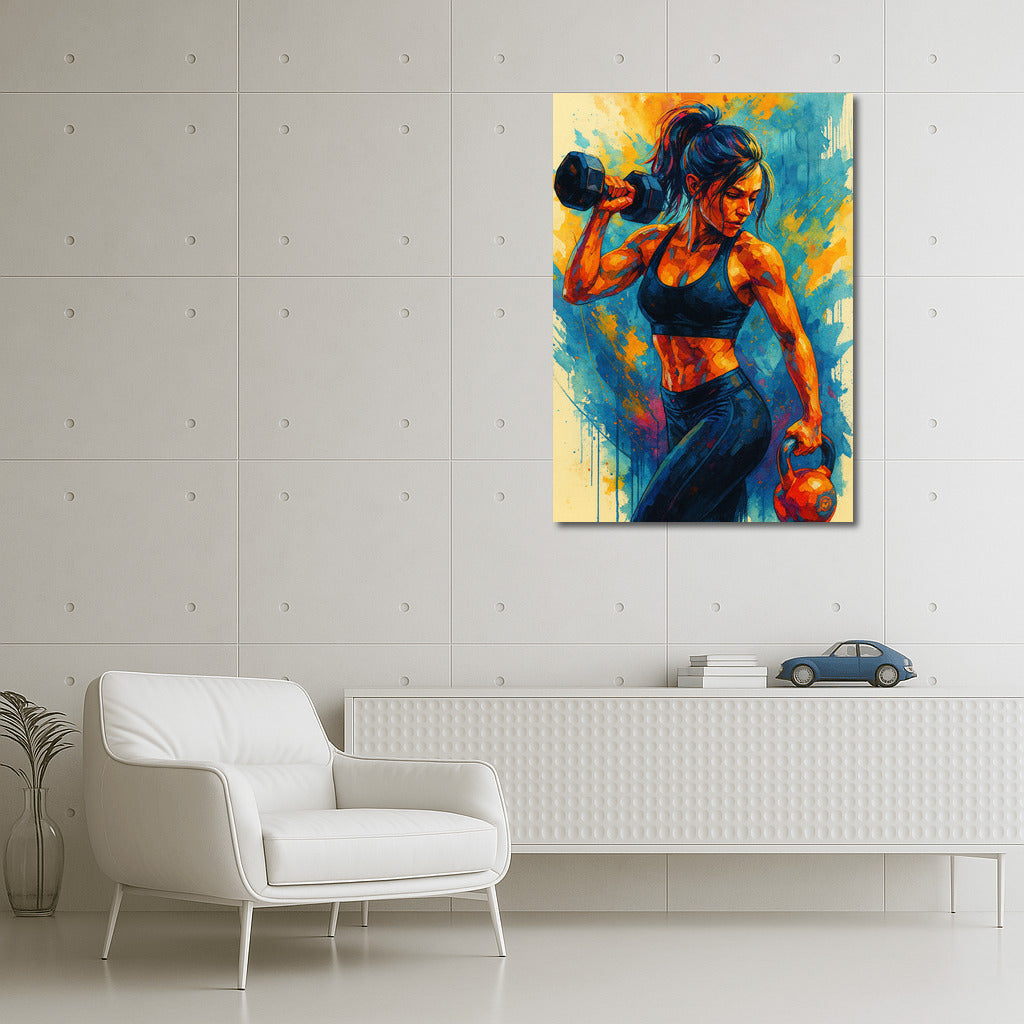 Energy of Sport: Inspiration for the Fitness Room