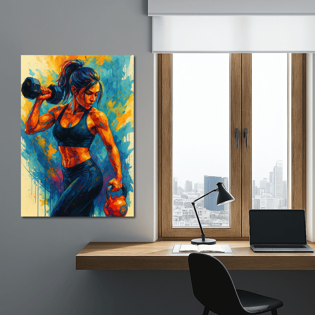 Energy of Sport: Inspiration for the Fitness Room