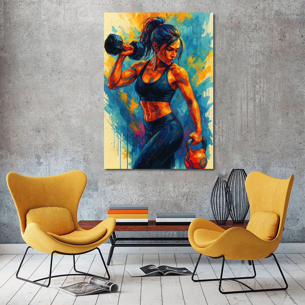 Energy of Sport: Inspiration for the Fitness Room