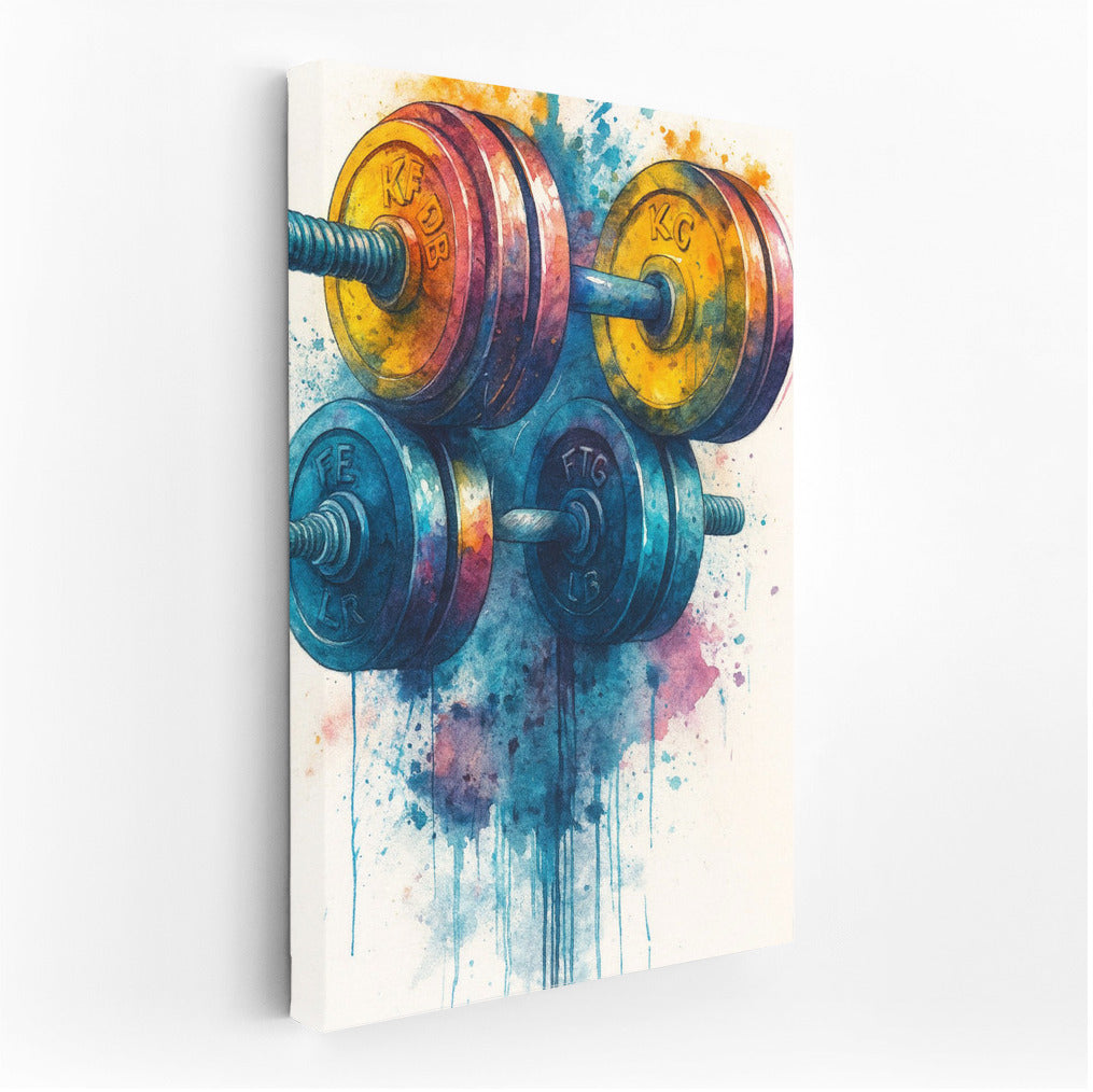 Energy of Sports: Brightness of the Fitness Hall