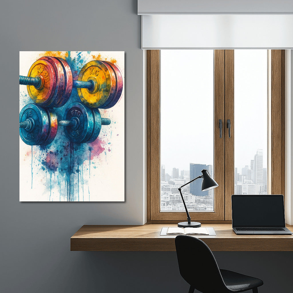 Energy of Sports: Brightness of the Fitness Hall