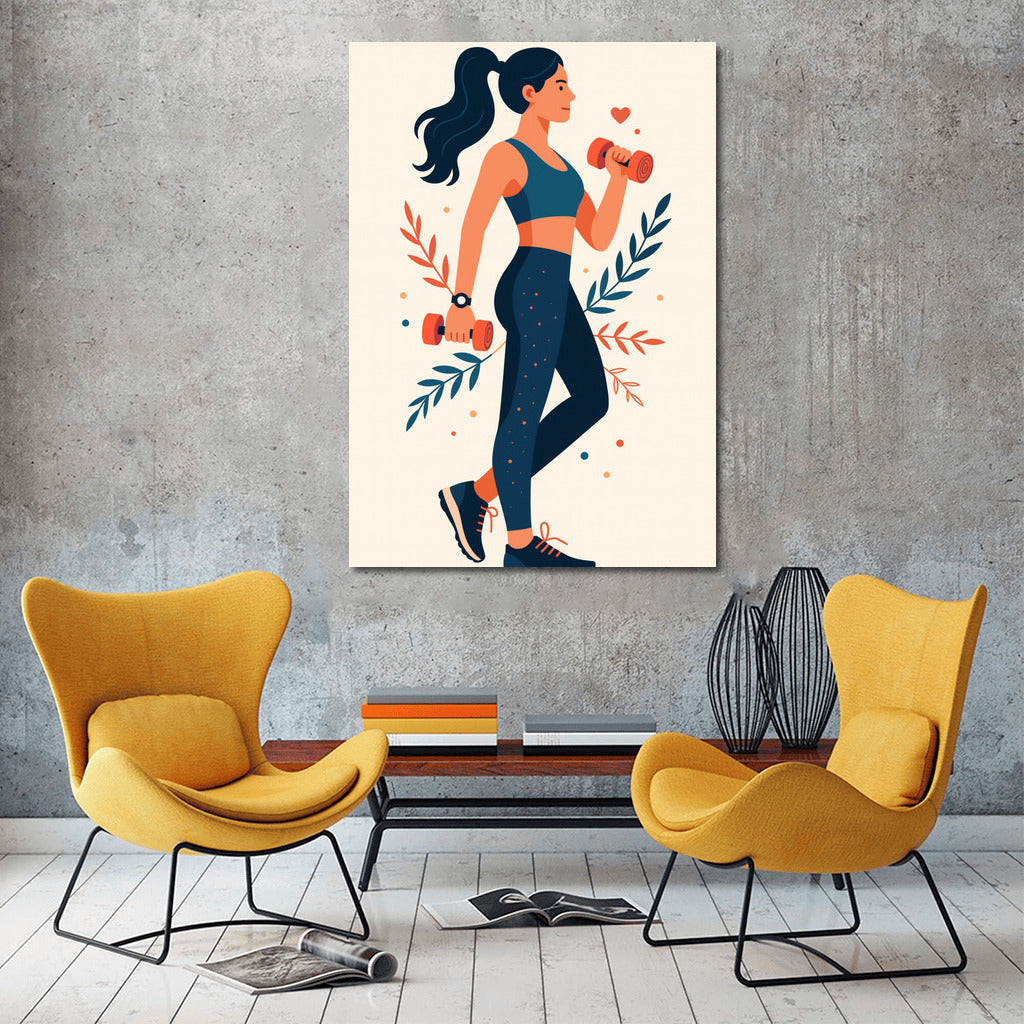 Energy of Movement: Inspiration for the Fitness Room