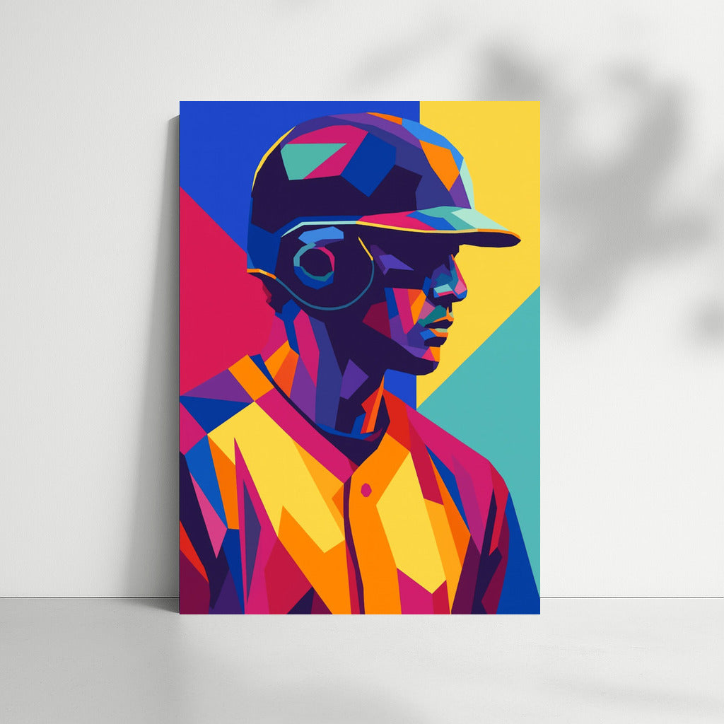The Vibrance of American Football: Pop Art Dynamics