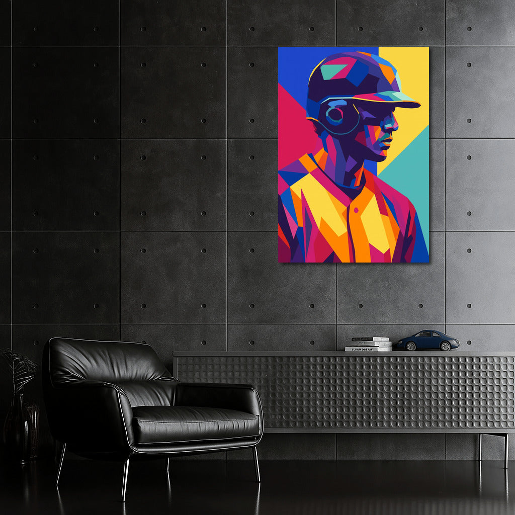 The Vibrance of American Football: Pop Art Dynamics