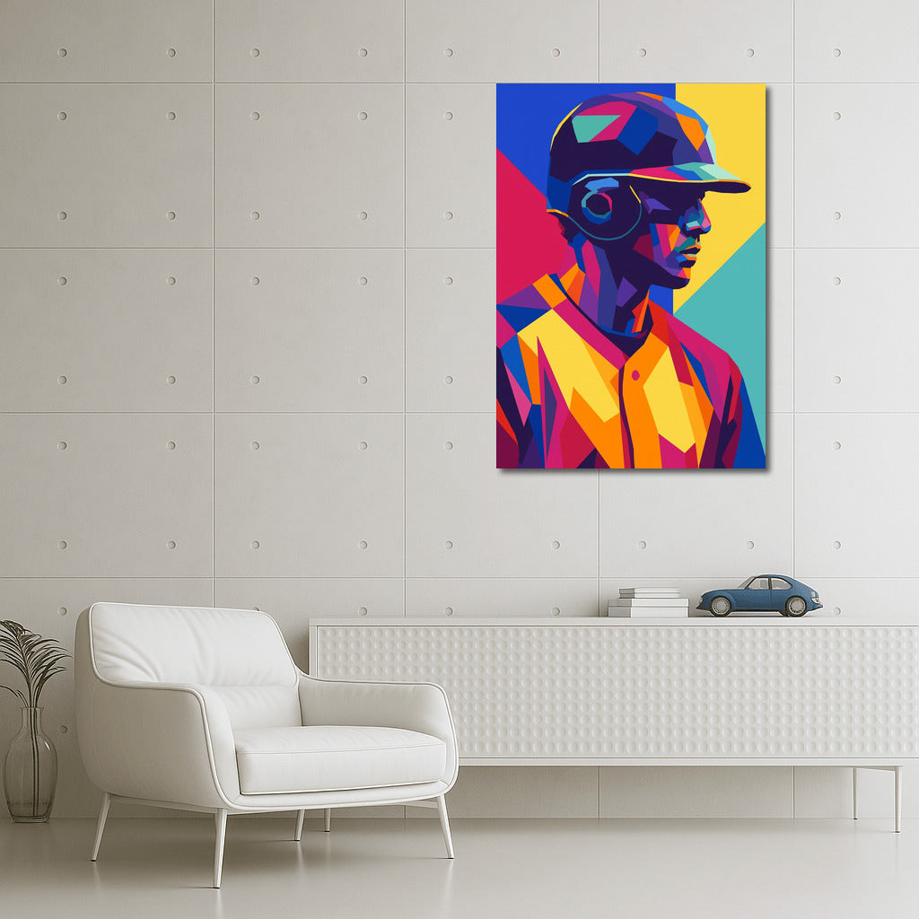 The Vibrance of American Football: Pop Art Dynamics