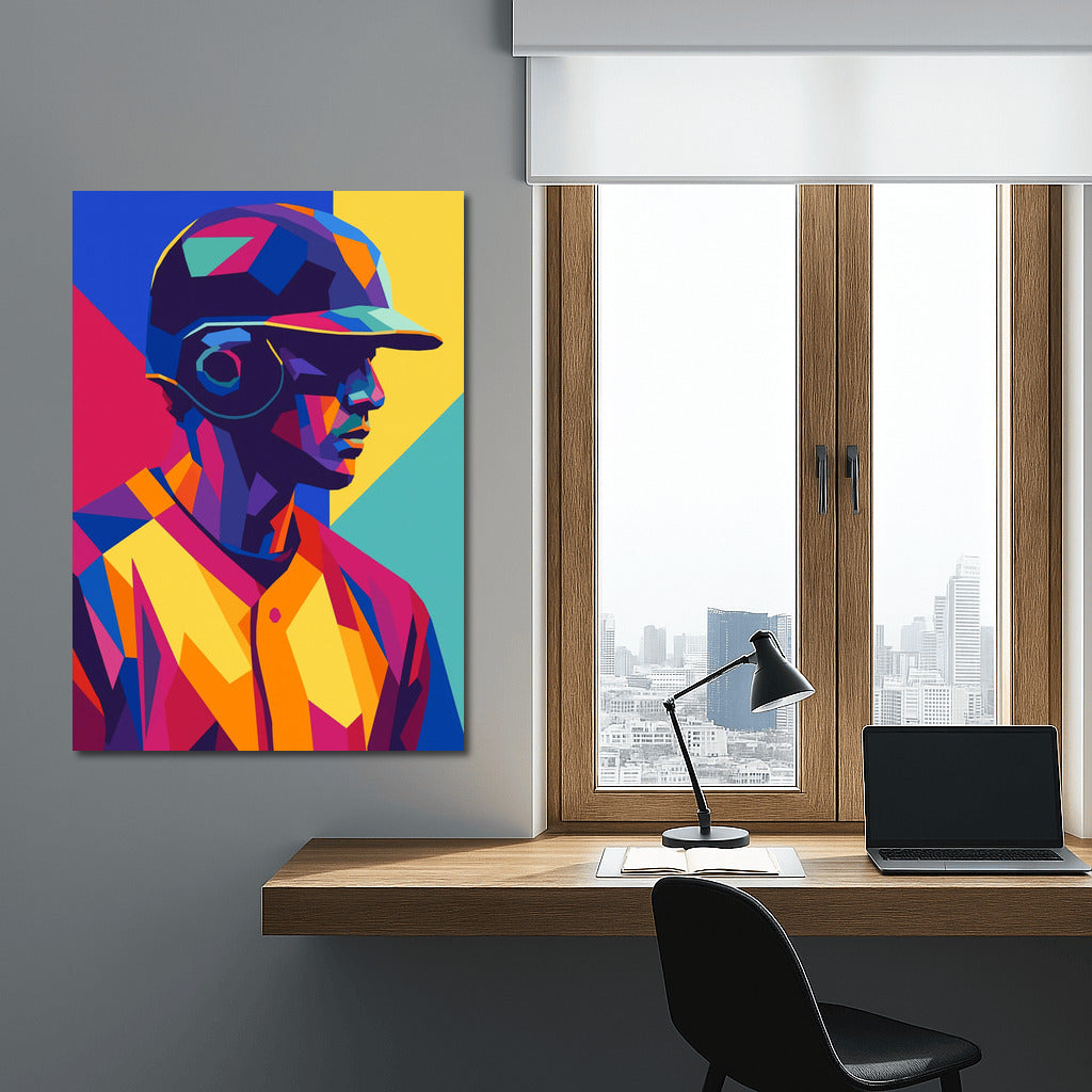 The Vibrance of American Football: Pop Art Dynamics