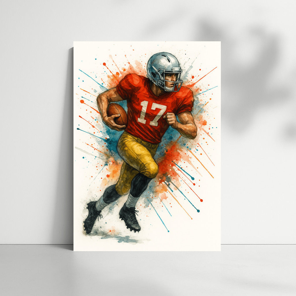 Triumphant Moment: The Energy of American Football