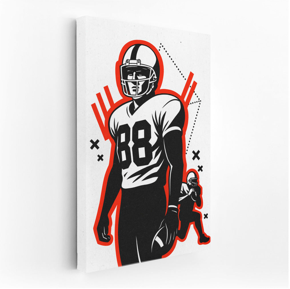 American Football Dynamics: The Energy of Sports on Your Wall