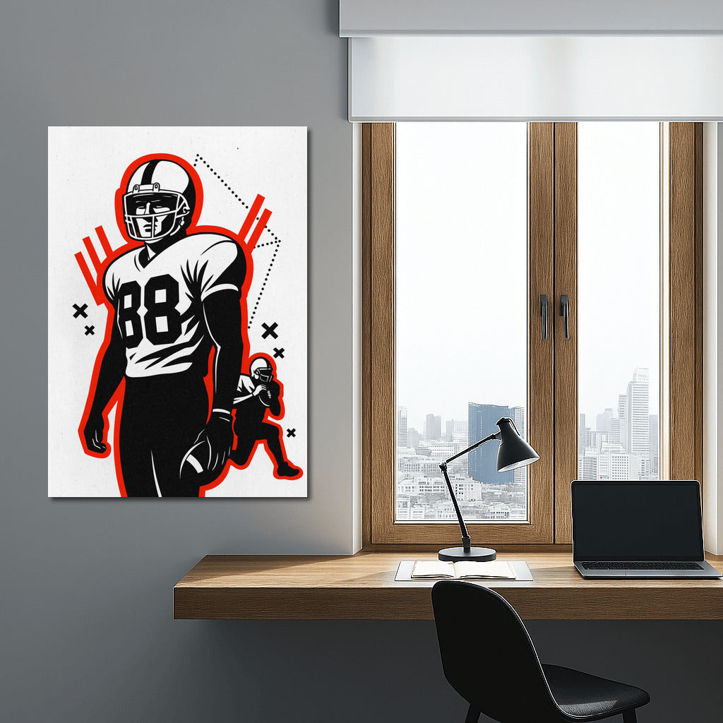 American Football Dynamics: The Energy of Sports on Your Wall