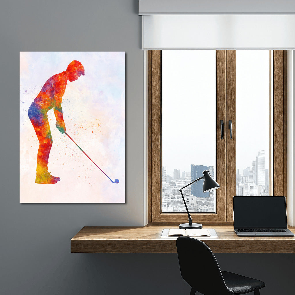 Bright Sweep: Golf Inspiration