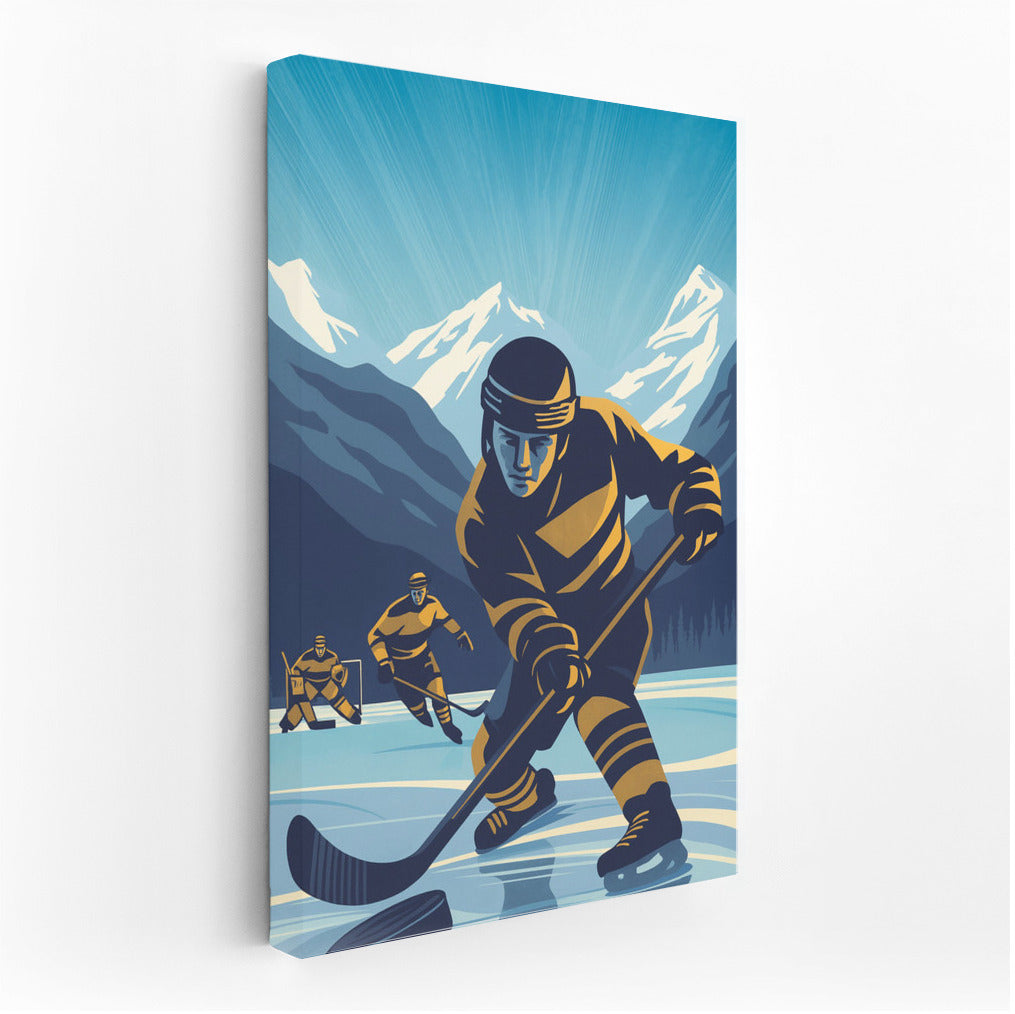 Hockey Dynamics Below the Peaks: The Power of Sports and Nature