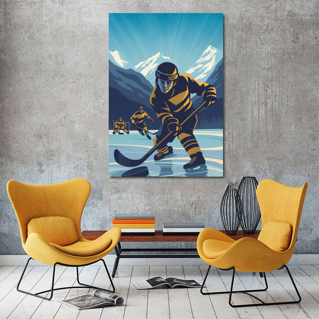 Hockey Dynamics Below the Peaks: The Power of Sports and Nature