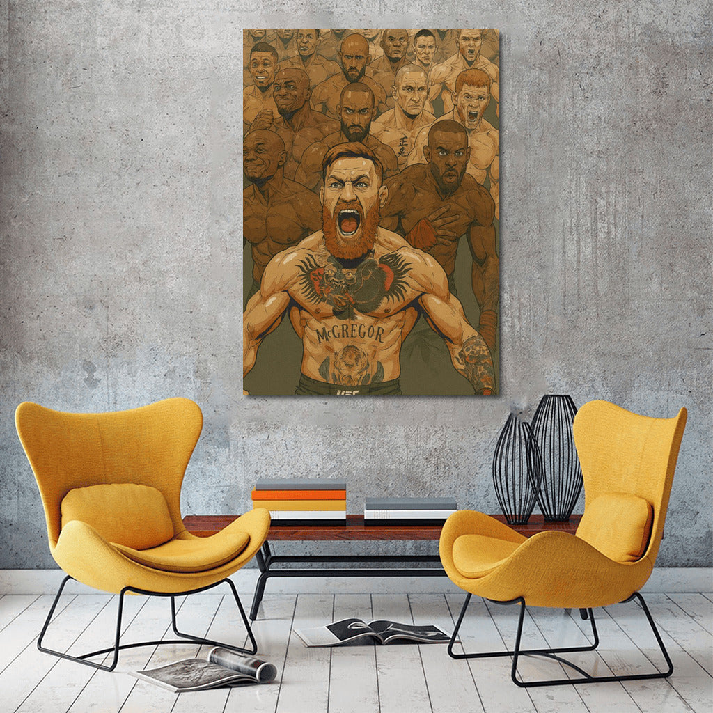 Peak Fight: MMA UFC Energy on Your Wall