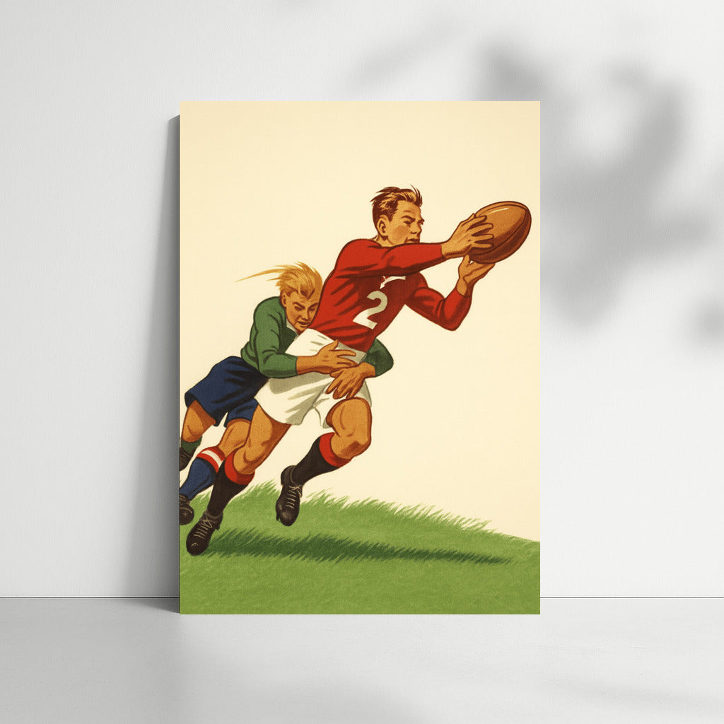 Retro Drive: The Dynamics and Passion of Rugby