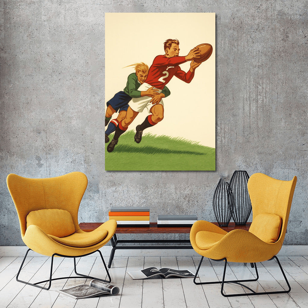 Retro Drive: The Dynamics and Passion of Rugby