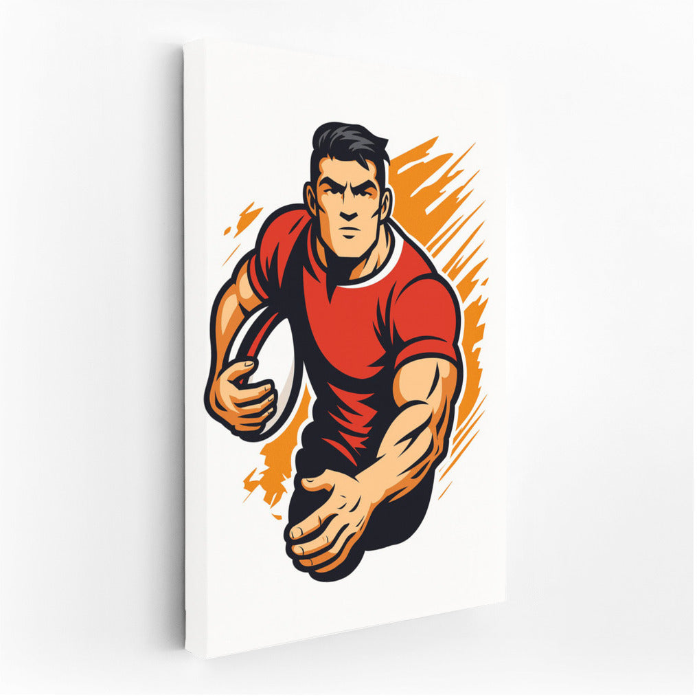 The Power and Dynamics of Rugby: Sporting Spirit on Canvas