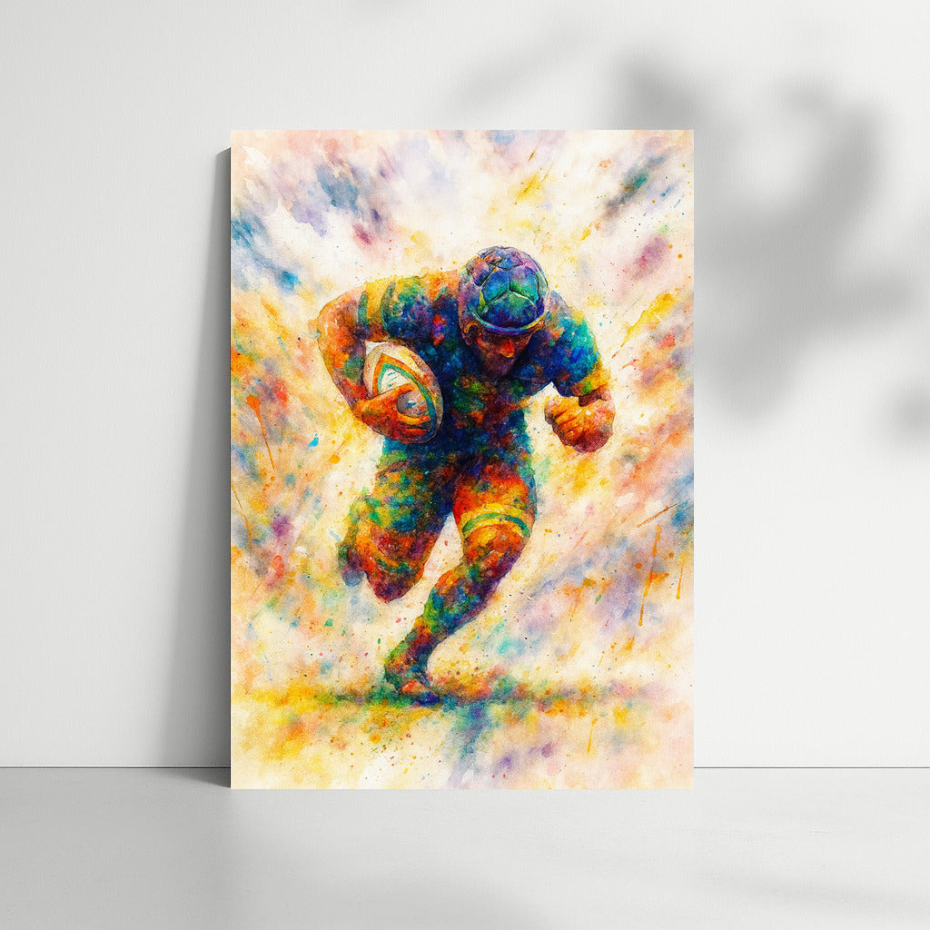 Dynamics of Rugby: The Whirlwind of Sport on Your Wall