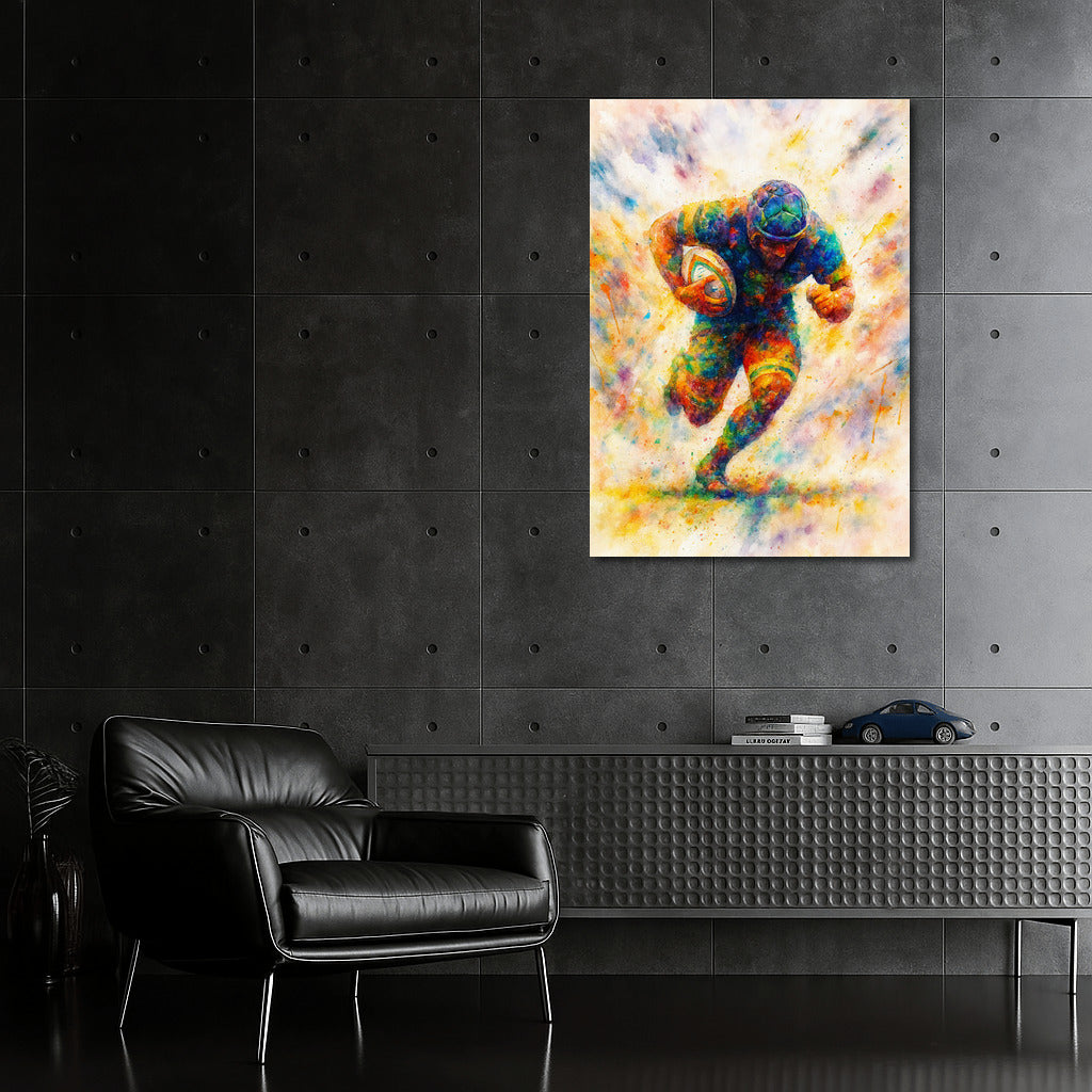Dynamics of Rugby: The Whirlwind of Sport on Your Wall