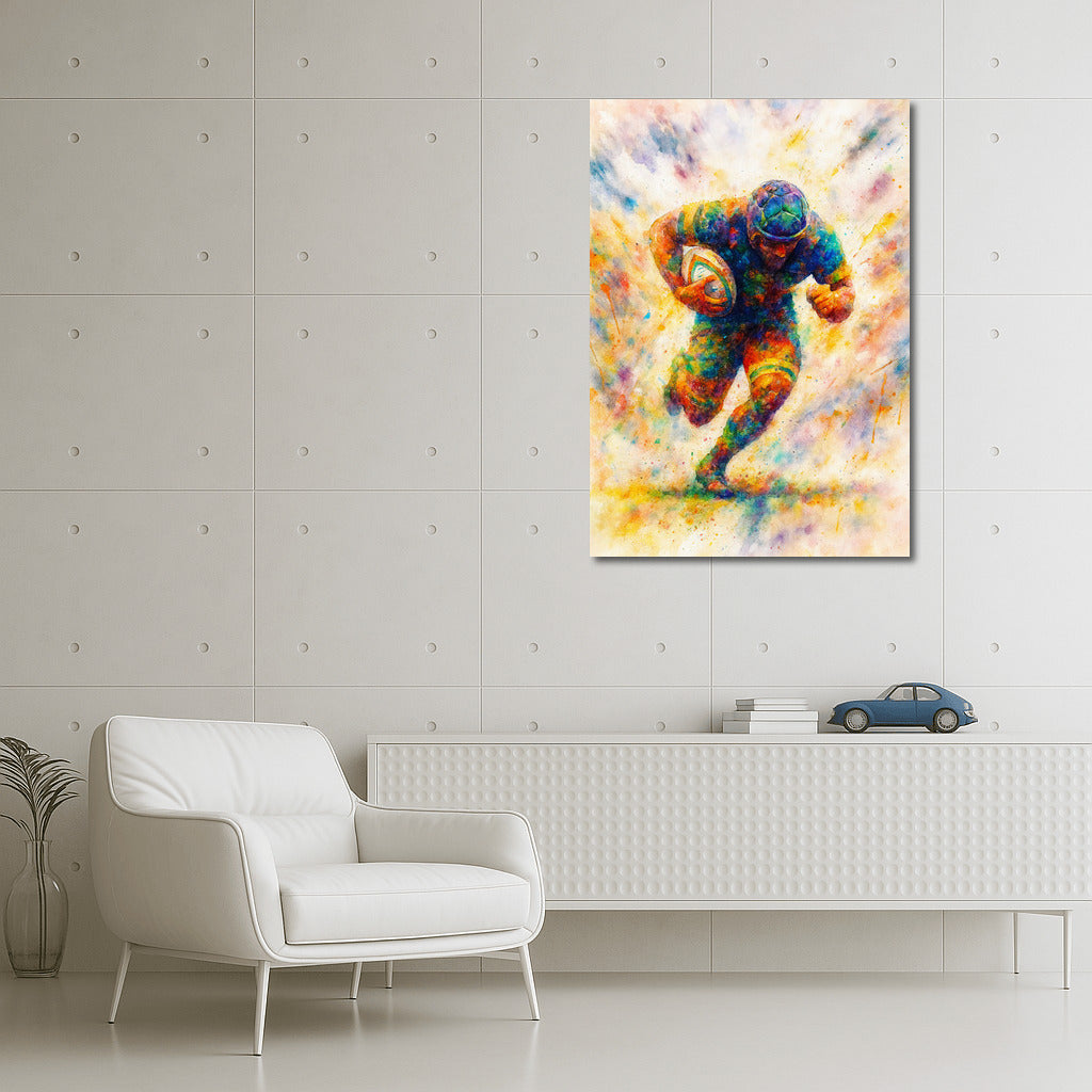 Dynamics of Rugby: The Whirlwind of Sport on Your Wall