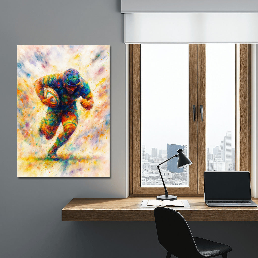 Dynamics of Rugby: The Whirlwind of Sport on Your Wall