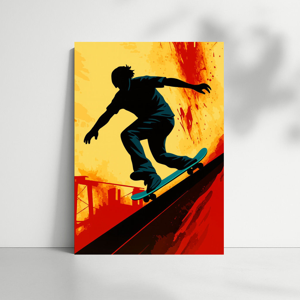 Extreme World of Skateboarding: The Dynamics of Sport on Your Walls