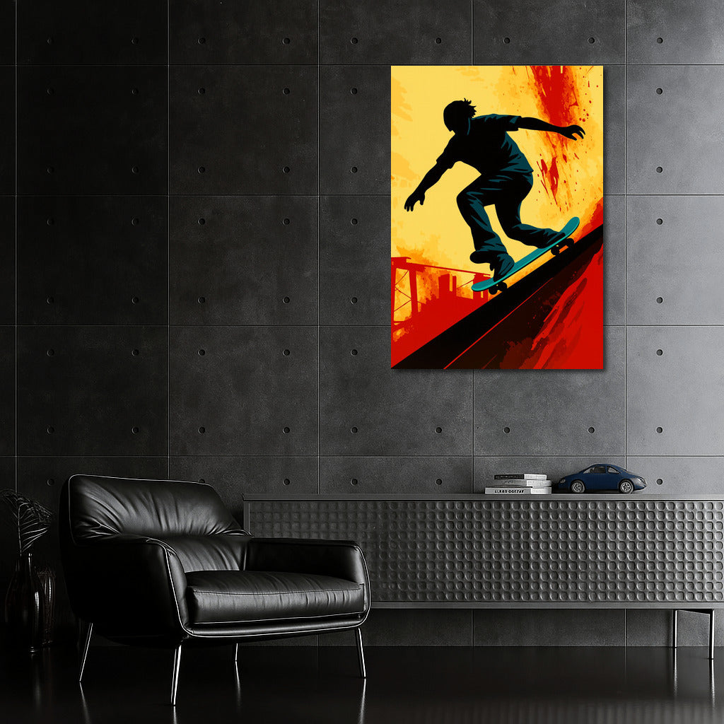 Extreme World of Skateboarding: The Dynamics of Sport on Your Walls