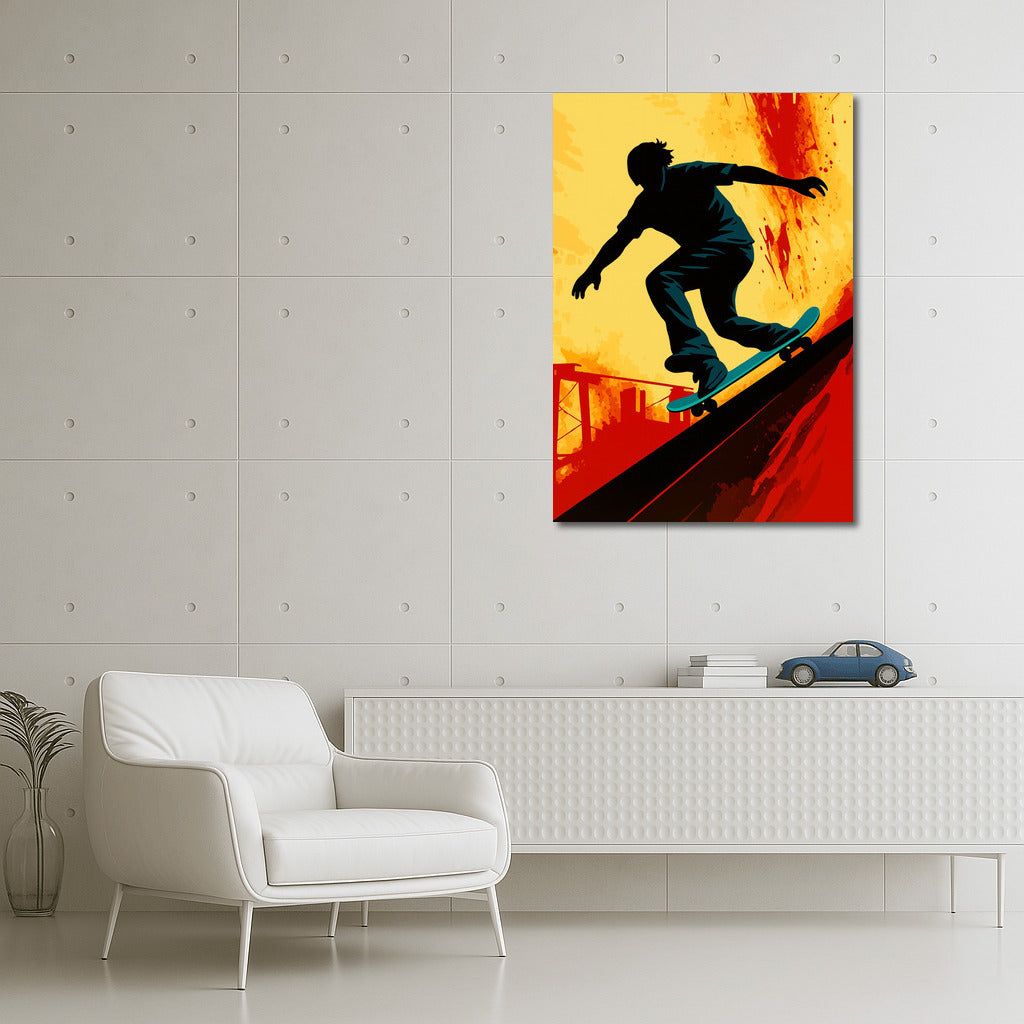 Extreme World of Skateboarding: The Dynamics of Sport on Your Walls