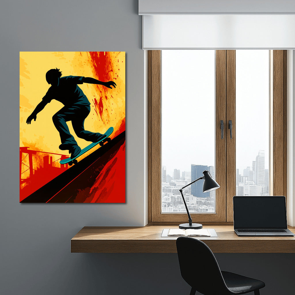 Extreme World of Skateboarding: The Dynamics of Sport on Your Walls