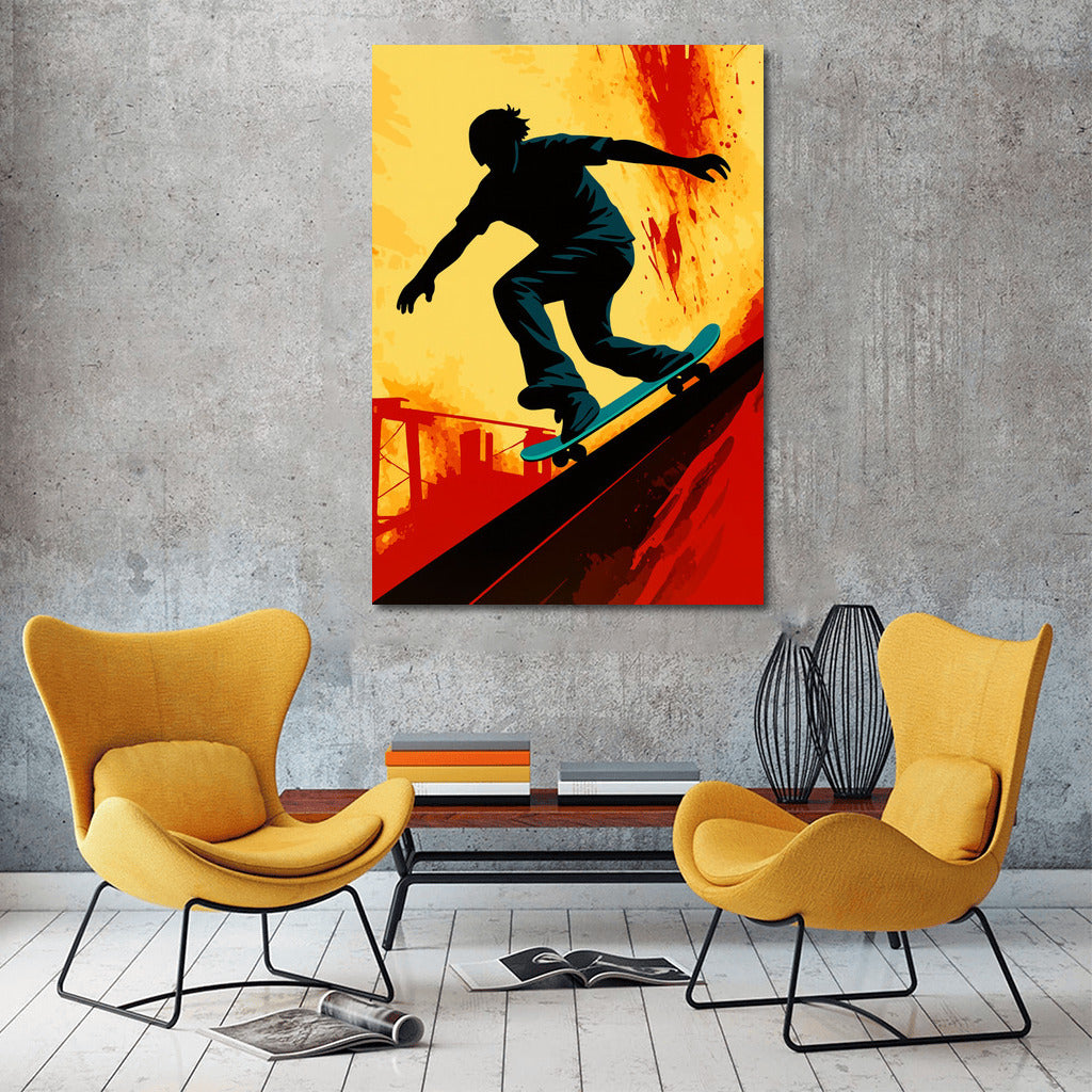 Extreme World of Skateboarding: The Dynamics of Sport on Your Walls
