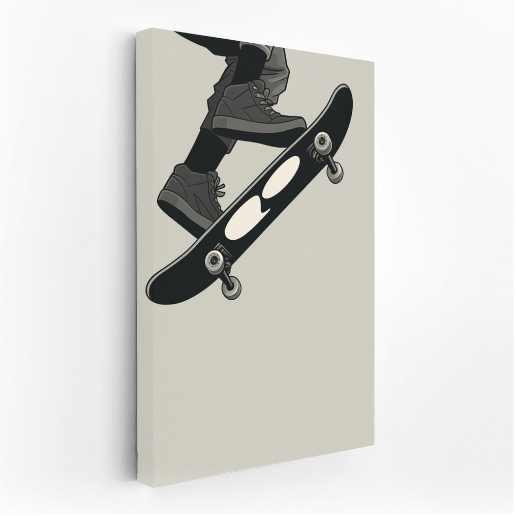 Freedom in Flight: Exciting Skateboard Trick