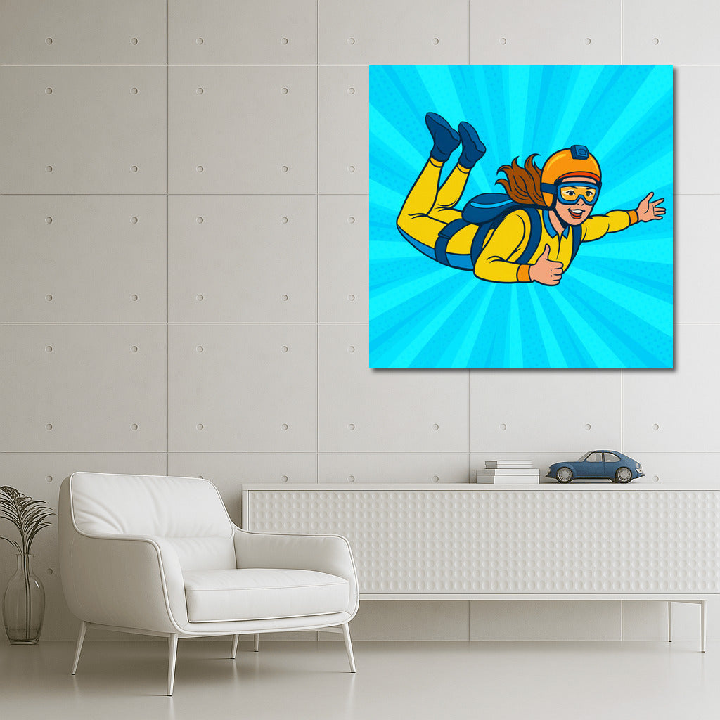 Adrenaline in the Sky: Skydiver's Freedom