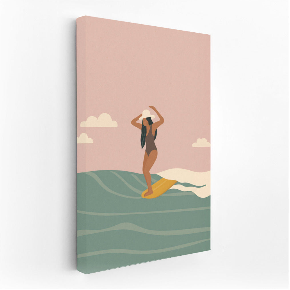 Summer Surfing Freedom: Sport on the Waves