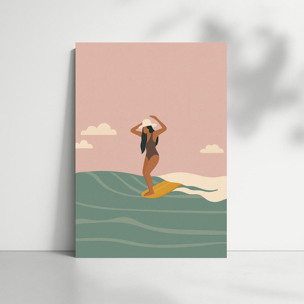 Summer Surfing Freedom: Sport on the Waves