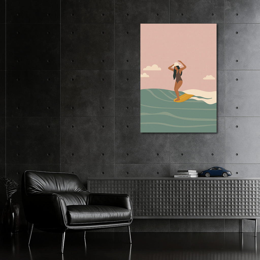 Summer Surfing Freedom: Sport on the Waves