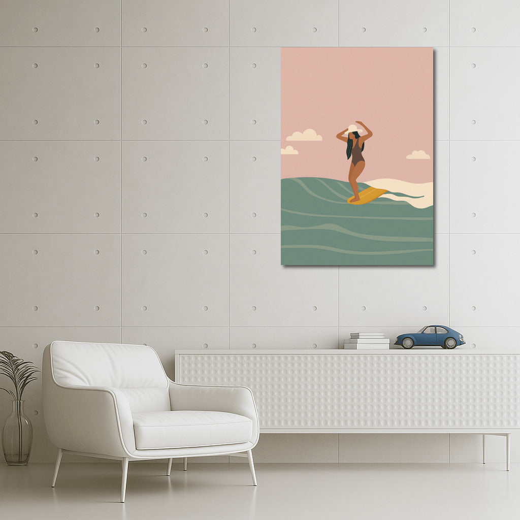 Summer Surfing Freedom: Sport on the Waves