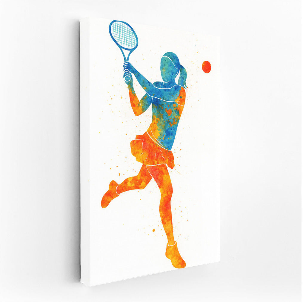 Tennis's Blast: Dynamics of Sport on Canvas